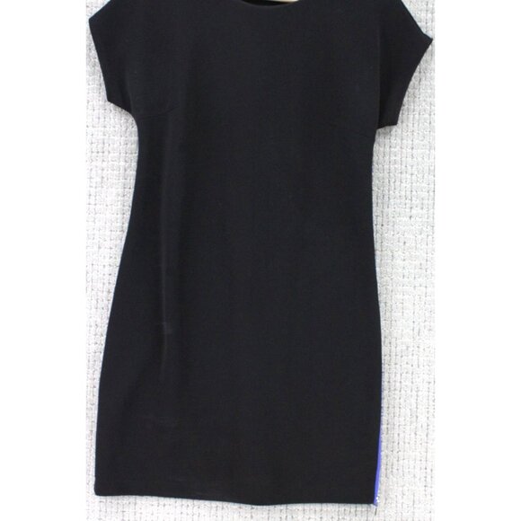 AX Armani Exchange Shift Dress Womens Size 6 Black Solid Stretch Textured - Picture 5 of 10